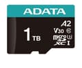 Miniatyrbild 2 av 2: Minneskort - Adata flashminne MICRO SDXC MEMORY 1 TB MED AD./AUSDX1TUI3V30SA2-RA1