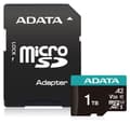 Miniatyrbild 1 av 2: Minneskort - Adata flashminne MICRO SDXC MEMORY 1 TB MED AD./AUSDX1TUI3V30SA2-RA1