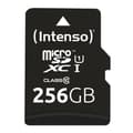 Miniatyrbild 2 av 4: Flashminneskort - Intenso - Micro SDXC 256GB - UHS-I 80MB/s - Svart