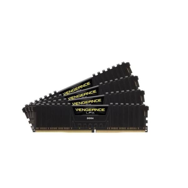 Corsair Vengeance LPX 32GB (4x8GB) DDR4 3600MHz C18 XMP 2.0 1.35V High Performance Memory Kit - Svart -
