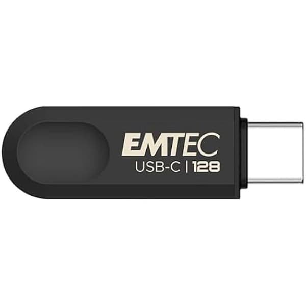 USB-minne - EMTEC - Single C280 - 128 Go - USB 3.2 - Läsning 80 Mo/s - Skrivning 20 Mo/s