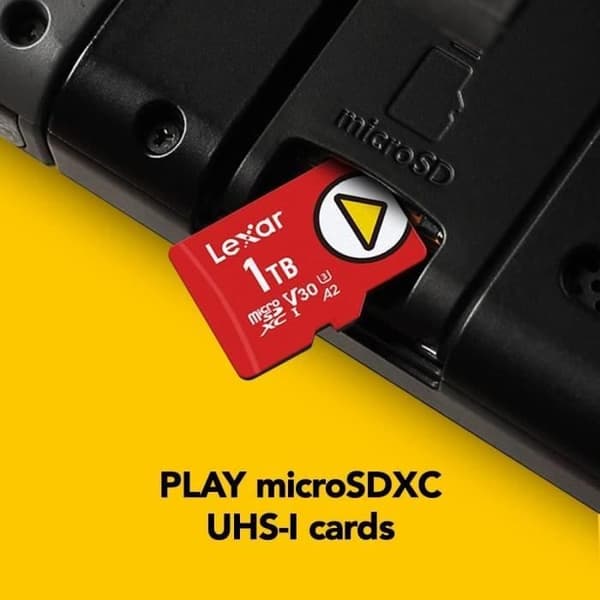 Micro SD-kort 512 Go - LEXAR - LMSPLAY512G-BNNAG - 150 Mo/s - Klass A2 - Kompatibel med Nintendo Switch