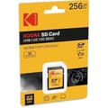 Miniatyrbild 2 av 2: Minnecard - KODAK - SD 256 Go UHS-I U3 V30 - Läshastighet 95MB/s - Skrifthastighet 85MB/s - SDHC/XC