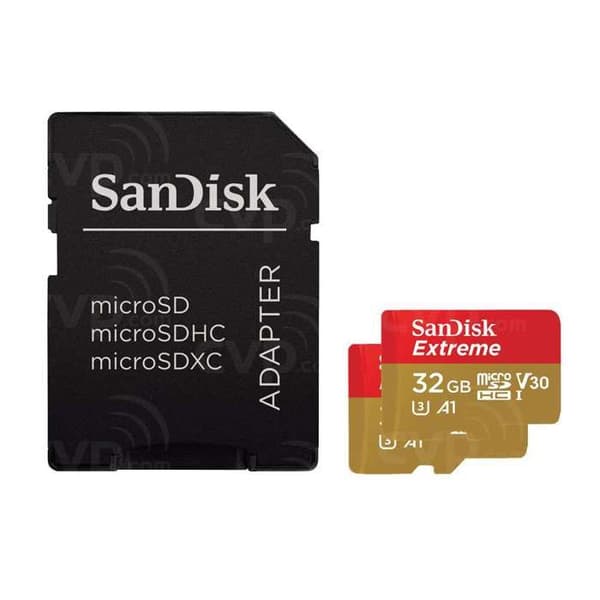 SanDisk Extreme 32 GB A1 Flash-minneskort - Video Class V30 - UHS-I U3 microSDHC UHS-I