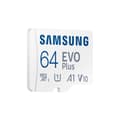 Miniatyrbild 1 av 6: SAMSUNG Micro SD 64GB EVO PLUS