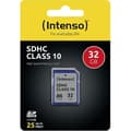 Miniatyrbild 1 av 3: SDHC-minneskort - Intenso - 32 Go - Klass 10 - Svart - SDHC-format