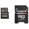 Miniatyrbild 3 av 3: INTEGRALT MINNE Premium High Speed V30 UHS-I U3 Micro SDXC 128GB 100MB/s läsning och 90MB/s skriv 4K