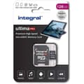 Miniatyrbild 1 av 3: INTEGRALT MINNE Premium High Speed V30 UHS-I U3 Micro SDXC 128GB 100MB/s läsning och 90MB/s skriv 4K