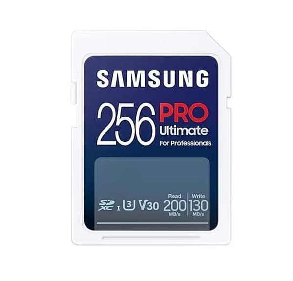 Minneskort - Samsung flashminne - MB-SY256SB/WW - SD-kort 256GB SDXC PRO Ultimate (CL10) Reader retail