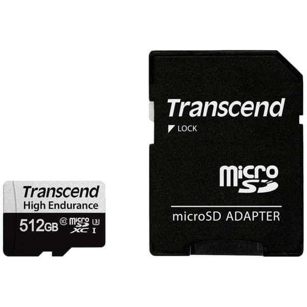 Transcend USD350V Retail microSD-kort 512 GB UHS-I, klass 10, v30 videohastighetsklass