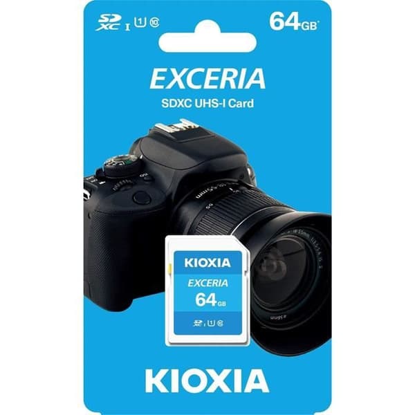 KIOXIA 64GB Exceria U1 Klass 10 SD-kort - LNEX1L128GG4