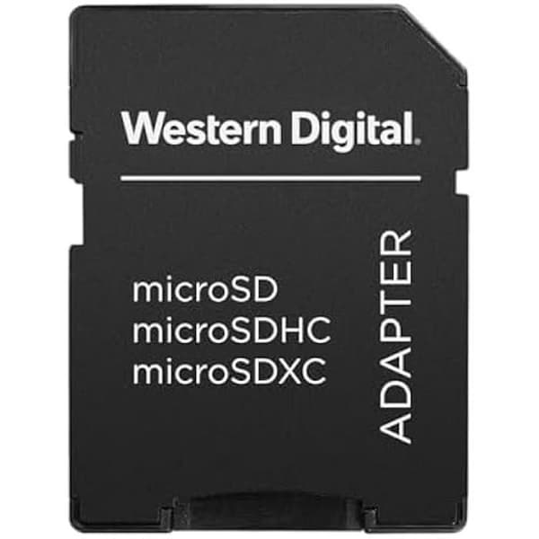 Micro SD-kortadapter - WESTERN DIGITAL - WD Micro SD-kortadapter ACCS - Svart - Kompatibel med micro SD