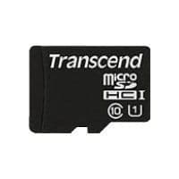 TRANSCEND Premium - Flash-minneskort (microSDHC - SD-adapter ingår) - 8 GB - Klass 10 - 133x - micro SDHC