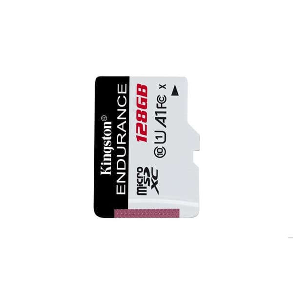 KINGSTON High Endurance microSDXC-kort - 128 GB - Klass 10/UHS-I (U1) - 95 MB/s Läs - 45 MB/sSpace Write