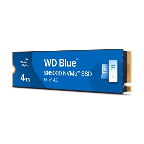 WD Blue SN5000 WDS400T4B0E - SSD - 4 TB - PCIe 4.0 x4 (NVMe)
