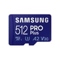 Miniatyrbild 3 av 4: Samsung Pro Plus MB-MD512KA/EU microSDXC UHS-I U3 160MB/s Full HD &amp; 4K UHD-minneskort med 512GB SD-adapter