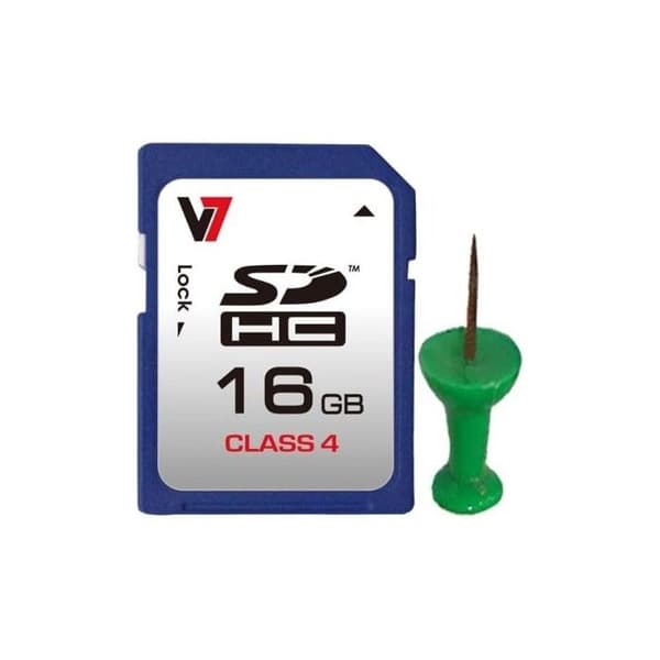 16 GB klass 4 SDHC-kort - V7 VASDH16GCL4R-2E