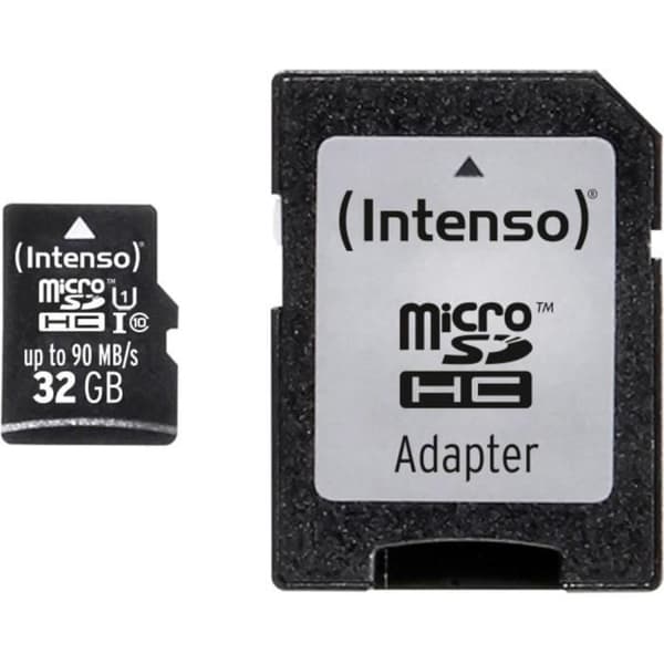 32GB Intenso Professional Class 10, UHS-I microSDHC-kort