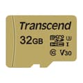 Miniatyrbild 1 av 3: Flashminneskort - TRANSCEND - Micro SDHC - 32 GB - Video Class V30 / UHS-I U3 / Class10