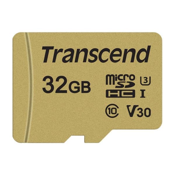 Flashminneskort - TRANSCEND - Micro SDHC - 32 GB - Video Class V30 / UHS-I U3 / Class10