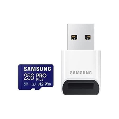 Minnepärm Micro SDXC - SAMSUNG - PRO Plus z - 256GB - 180 Mo/s - 130 Mo/s