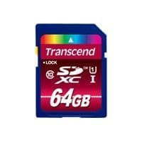SDXC-minneskort - TRANSCEND - 64 Go - UHS-I Klass 10 - Kompatibel med Smartphones/Surfplattor - Svart