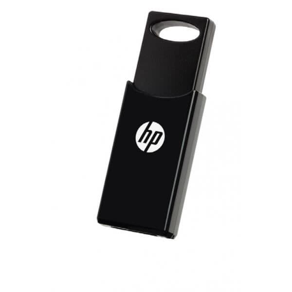 Minneskort - HP - v212w - 64 Go - USB Type-A 2.0 - 14 Mo/s - Format Slide Svart