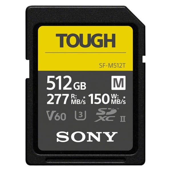 Sony SD-kort Tough SF-M 512 TB R277/W150