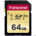 Miniatyrbild 1 av 3: TRANSCEND 500S 64GB UHS-I U3 SD-kort - Video Class V30 / Class10