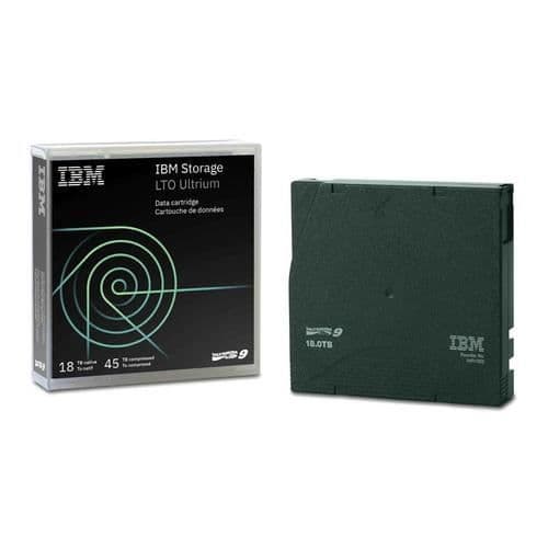 Tomt databand - IBM - ULTRIUM LTO 9 - 18000 GB - 45000 GB - Grön
