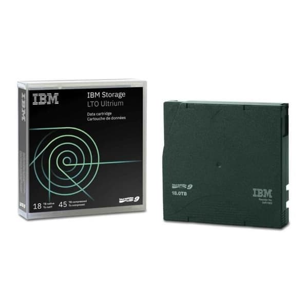 Tomt databand - IBM - ULTRIUM LTO 9 - 18000 GB - 45000 GB - Grön