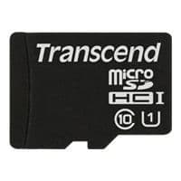 TRANSCEND Premium - Flash-minneskort (microSDHC - SD-adapter ingår) - 8 GB - Klass 10 - 133x - micro SDHC