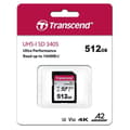 Miniatyrbild 2 av 2: Transcend TS64GSDC340S 512 GB SDXC-kort A1 Application Performance Class, A2 Application Performance Class, v30 Video