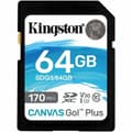 Pikkukuva 1 / 3: SDXC-Muistikortti Kingston Canvas Go! Plus 64 GB
