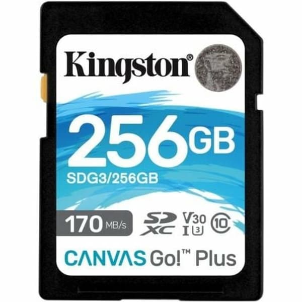 SDXC Minneskort Kingston Canvas Go! Plus 256 GB