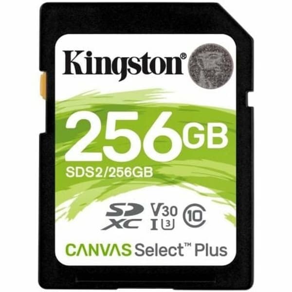 SDXC Minneskort Kingston CANVAS Select Plus 256 GB