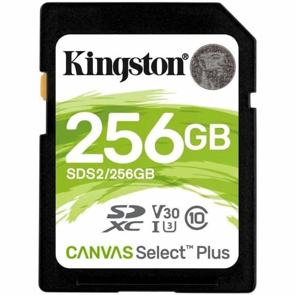 SDXC-Muistikortti Kingston CANVAS Select Plus 256 GB