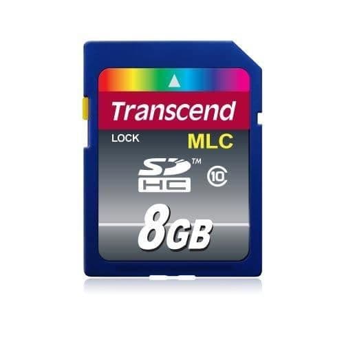 Transcend SDHC 8GB Class 10 MLC-minneskort (TS8GSDHC10M)