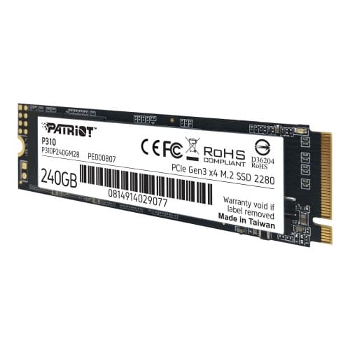 Patriot P310 - SSD - 240 GB - PCIe 3.0 x4 (NVMe)