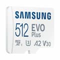 Miniatyrbild 4 av 4: Micro-SD Minneskort med Adapter Samsung EVO Plus 2023 512 GB