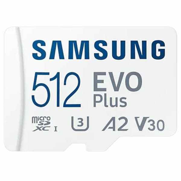 Micro-SD Minneskort med Adapter Samsung EVO Plus 2023 512 GB