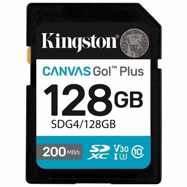 SDXC Minnekort Kingston CANVAS Go! Plus 128 GB