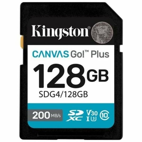 Mikro-SD Minnekort med Adapter Kingston SDG4/128GB 128 GB
