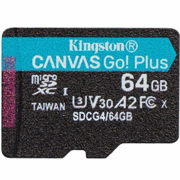 Muistikortti Micro SDXC Kingston CANVAS Select Plus 64 GB