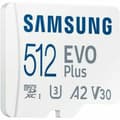 Miniatyrbild 6 av 11: Micro-SD Minneskort med Adapter Samsung EVO Plus 2023 512 GB