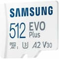 Miniatyrbild 7 av 11: Micro-SD Minneskort med Adapter Samsung EVO Plus 2023 512 GB