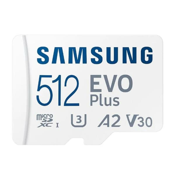 Micro-SD Minneskort med Adapter Samsung EVO Plus 2023 512 GB