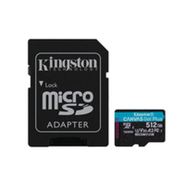Micro-SD Minneskort med Adapter Kingston CANVAS Go! Plus 512GB microSD XC 512 GB