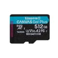 Miniatyrbild 7 av 11: Micro-SD Minneskort med Adapter Kingston CANVAS Go! Plus 512GB microSD XC 512 GB
