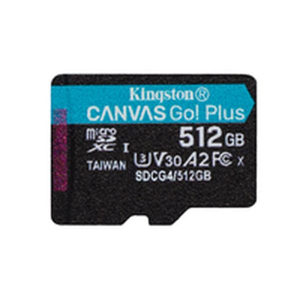 Micro-SD Minneskort med Adapter Kingston CANVAS Go! Plus 512GB microSD XC 512 GB